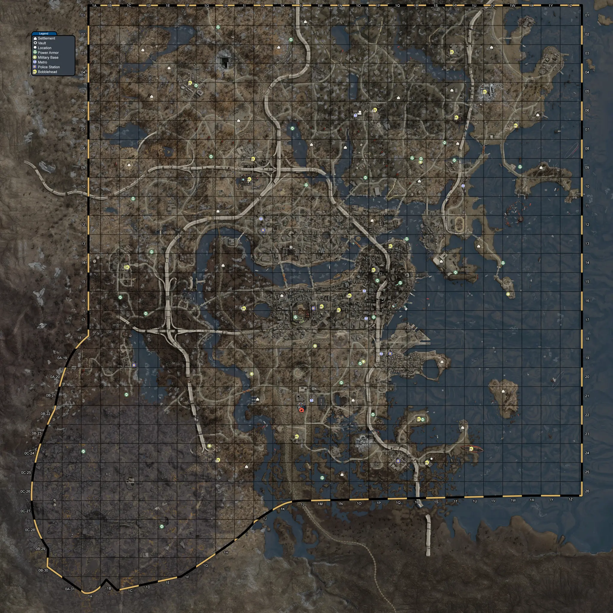 fallout 1 full map fallout 1 full map