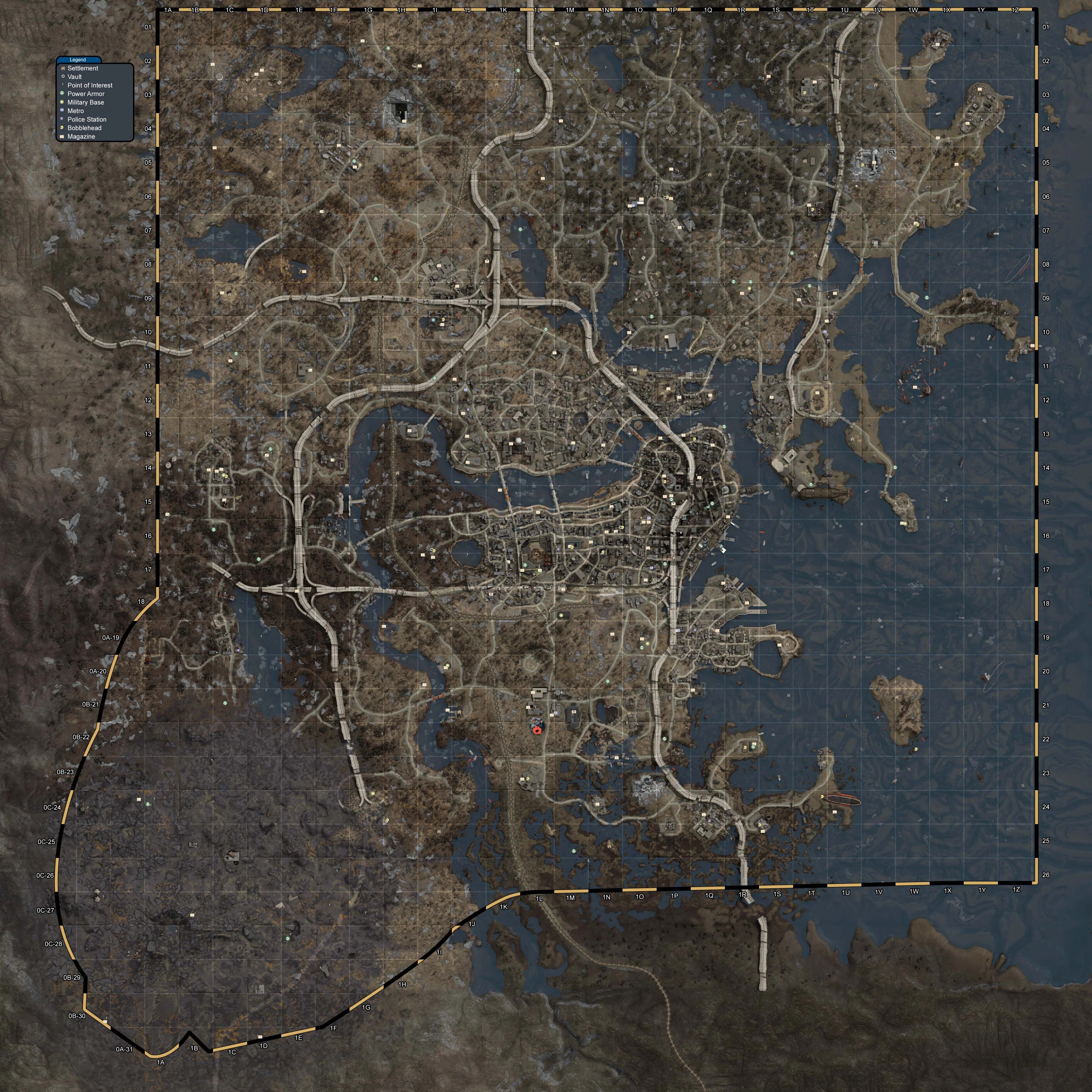 fallout tactics world map