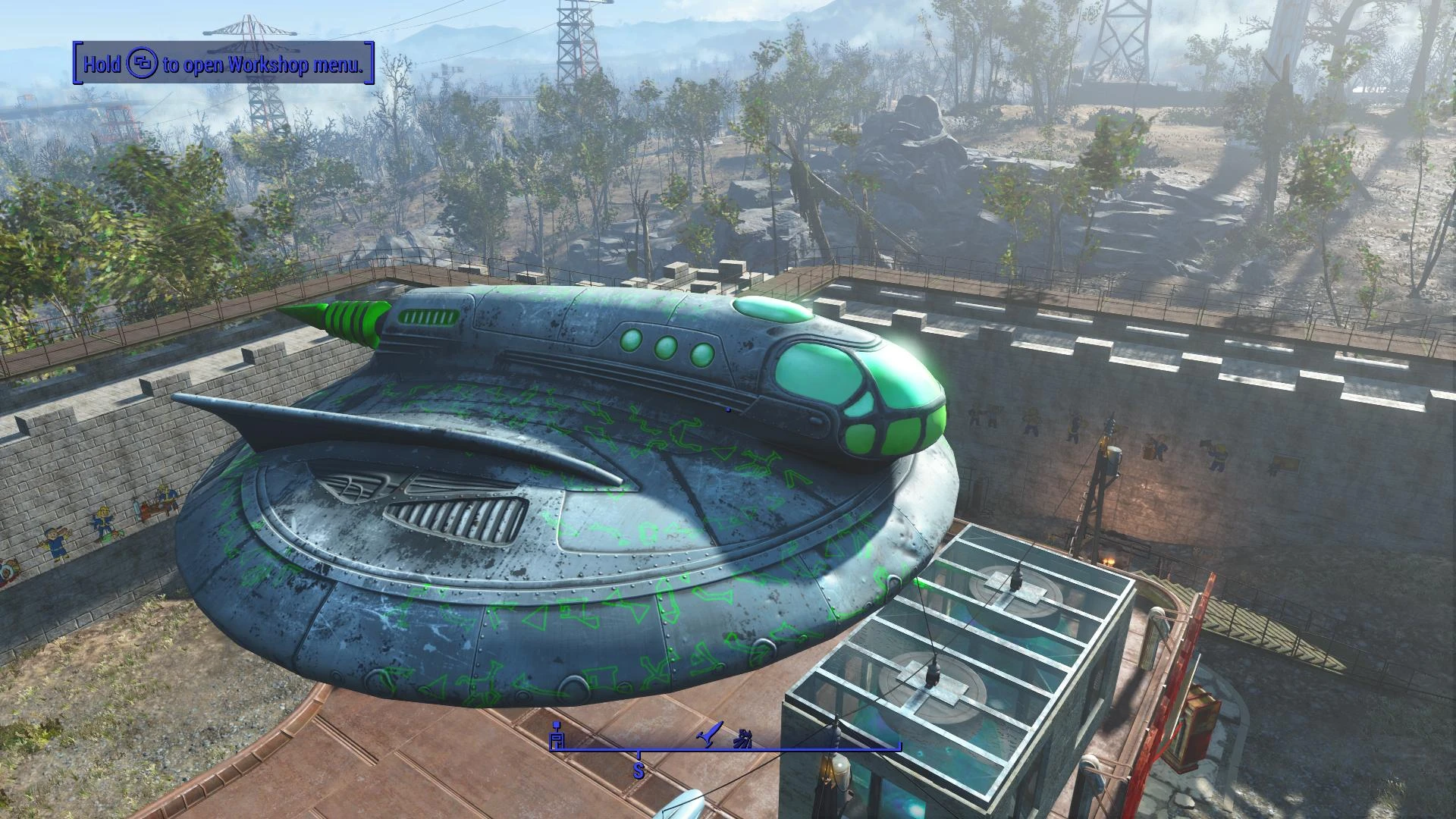 Fallout 4 корабль на здании фото 78