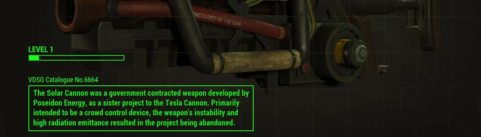 Heavy Solar Cannon at Fallout 4 Nexus - Mods and community