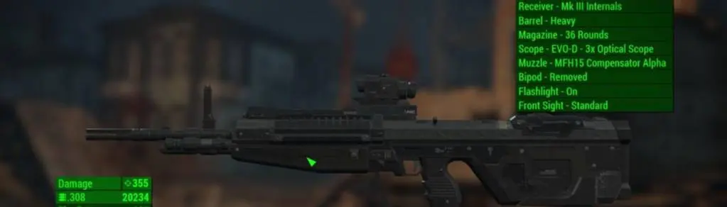 BR55 Service Rifle, Halo Alpha