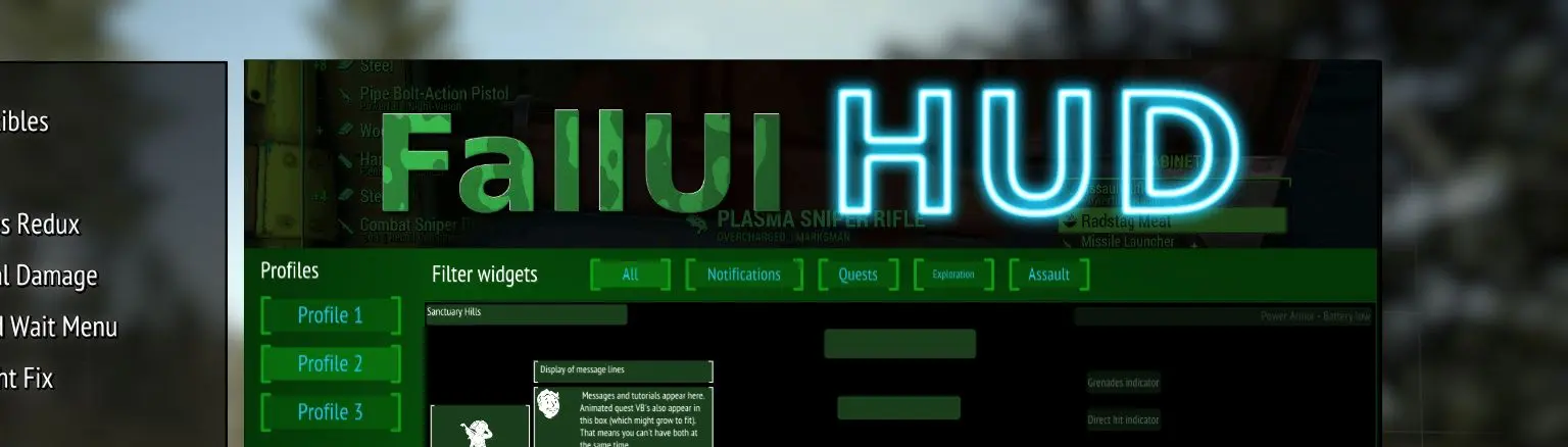 Fallout 3 HUD - A FallUI HUD layout at Fallout 4 Nexus - Mods and community