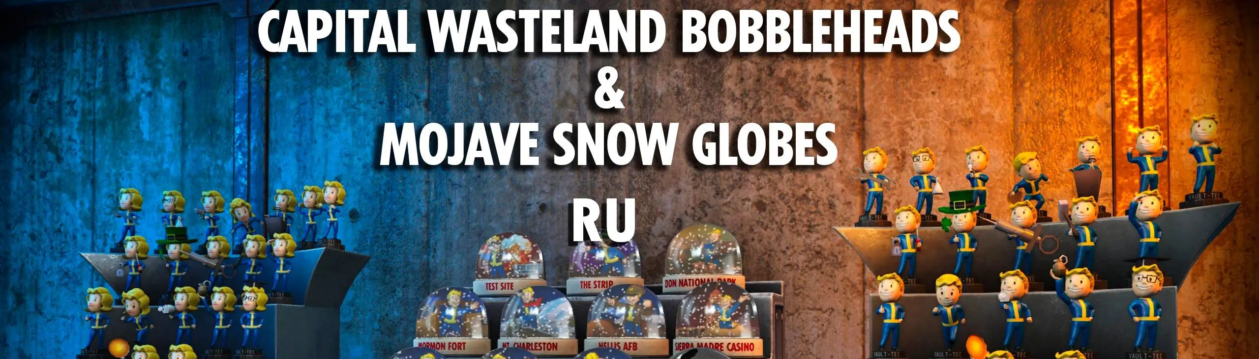 Capital Wasteland Bobbleheads and Mojave Snow Globes - RU at Fallout 4  Nexus - Mods and community