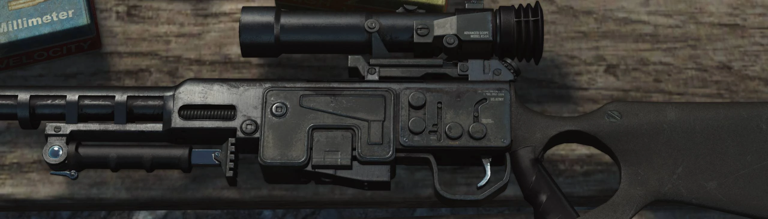 The name of my sniper rifle. : r/fo4