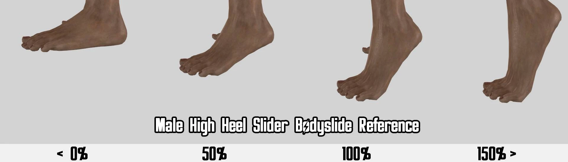 Male High Heel Slider - Bodyslide Reference at Fallout 4 Nexus