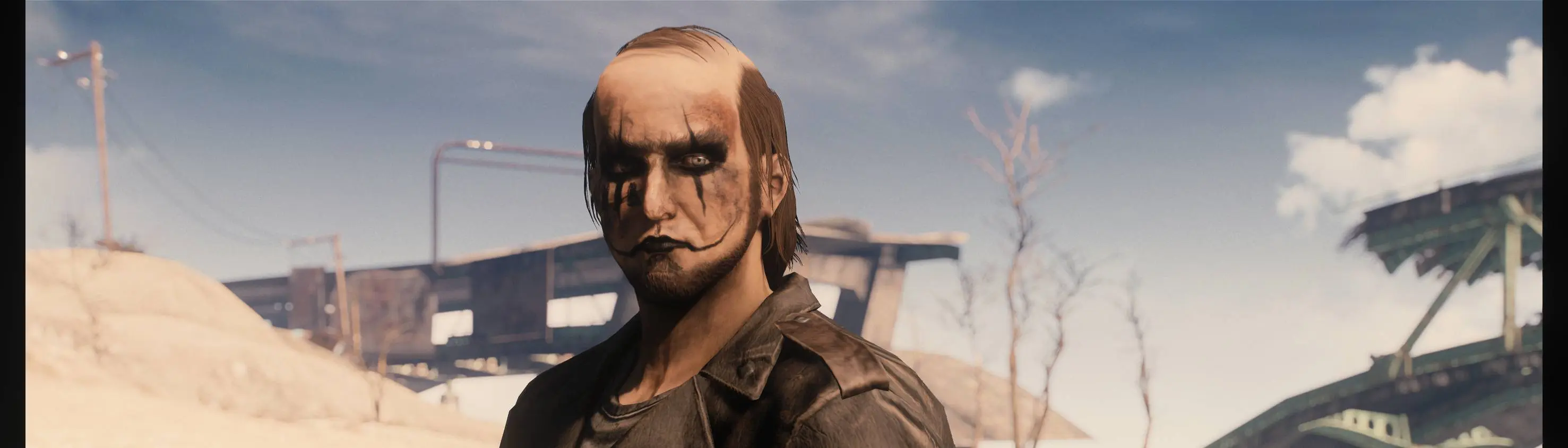 Fo4] Meet Catherine, my badass raider roleplay. No impractical skimpy  outfits here. just badass. Mods used for appearance, Ellie's Outfits, Lots  of Female Hairstyles, and Viper's Warpaint. For the roleplay itself, I'm