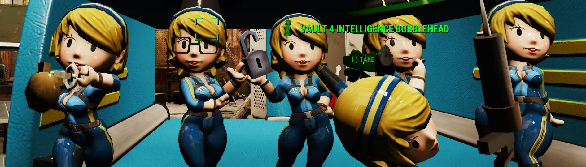 Fourville Vault 4 Bobble Girl At Fallout 4 Nexus Mods And Community