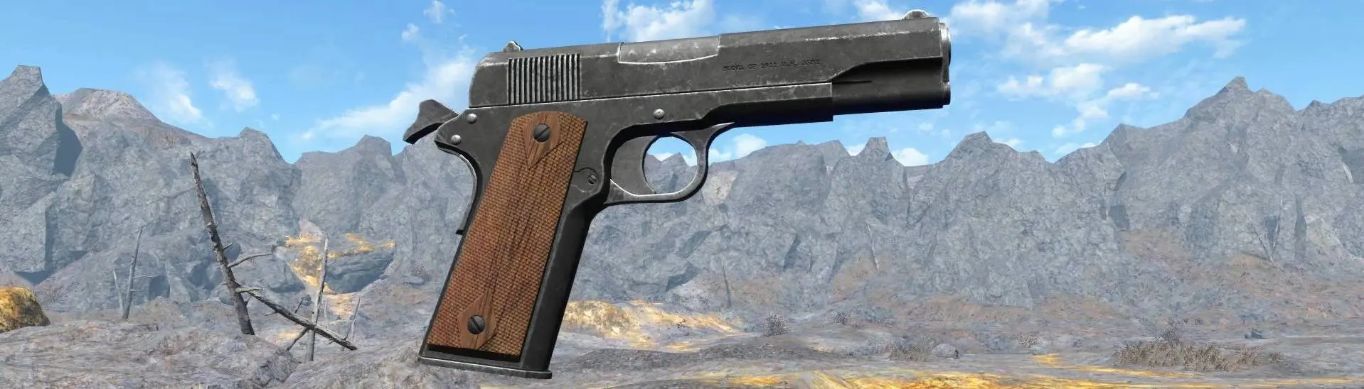 Cavalry Pistol (Colt M1911 - New Vegas .45 Auto Pistol) - RU at Fallout 4  Nexus - Mods and community