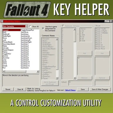 Interface Hard Coded Key Tweaks Fallout 4 version at Fallout 4 Nexus