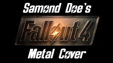 Fallout 4 logo Metal