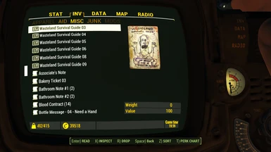 Pipboy2 Inventory4 Misc6 Magazines 1 1
