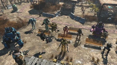 Automatron Army in Diamond City 3