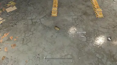 stale food on the floor