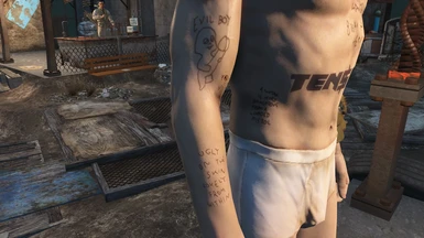 Watkin Tudor (AKA NINJA) body Tattoo Retexture