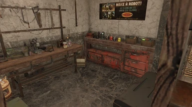 Crafting and storage area