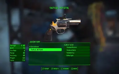 spec ops tactical 44 revolver with upgrades at Fallout 4 Nexus - Mods ...