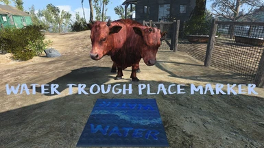Water Trough Place Marker