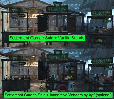 garage sale immersive vendors