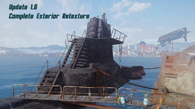 Checking out the Dauntless Player Home, my favourite mod adding a Submarine  which can Fast Travel! Docks at some Settlements, great for those Military  Minutemen builds. Using Conquest you can turn it