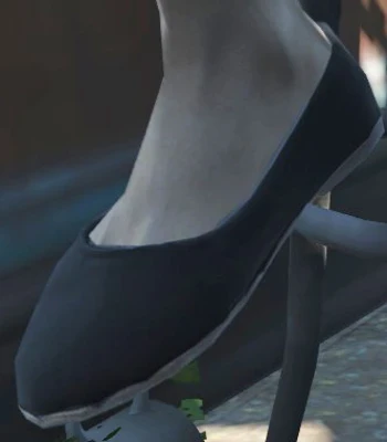 Shoes have been retextured with new fabric