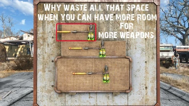 Too Big racks for weapons