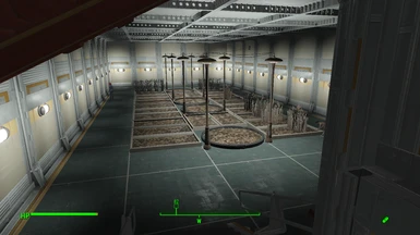 Vault 88 growing area before alot of planting