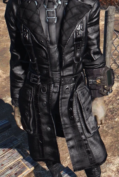 Black Maxsons Battlecoat with all black under armor at Fallout 4 Nexus ...