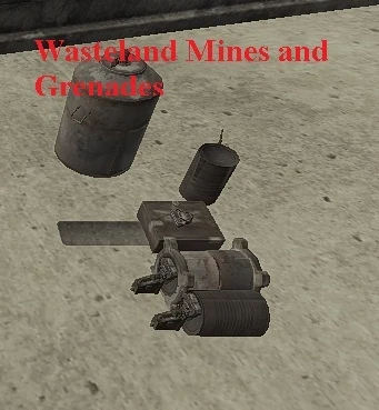 mines and grenades