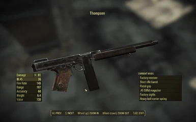 New pistol grip for Thompson