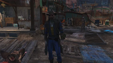 The Vault Dweller With The Big Iron On His Hip