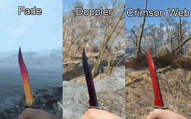 Fallout 4 CS GO Knives