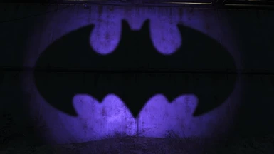 Batman Logo Purple