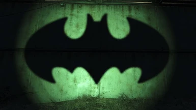 Batman Logo Green - Vault Boy