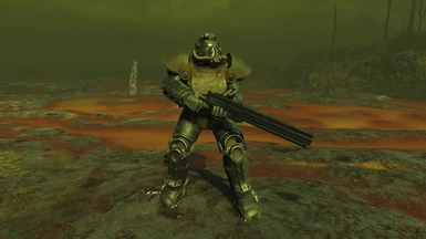 With T-51 in Glowing Sea