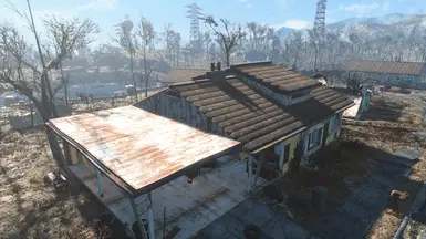 Sanctuary Modern Recidences Rebuild With Repaired Roofs At Fallout 4 Nexus Mods And Community