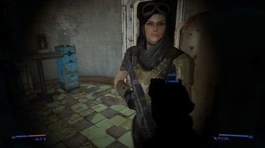 I edited her look abit to be more grungy and resemble Sydney from Fallout3