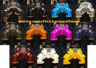 RobCo and Combat style jetpack base colors