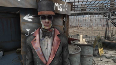 Valentine likes his fancy new tophat retexture THANKS
