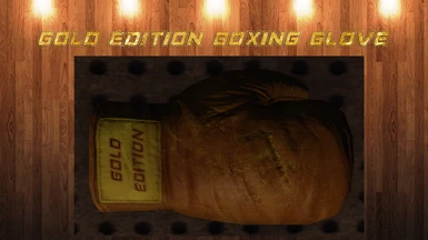 Gold Edition Boxing Glove