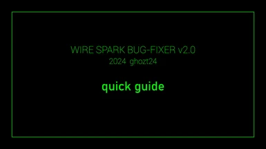 WSB - Wire Spark Bug-fixer