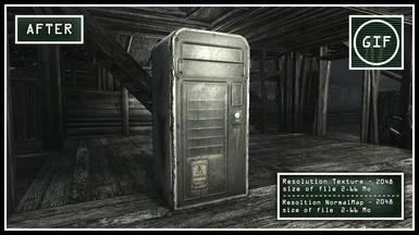 GIF Before After   Rusty Fridge Retexture by CW n 2
