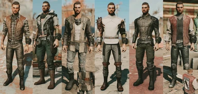 ALL 6 OUTFITS PLUS BACK DETAILS