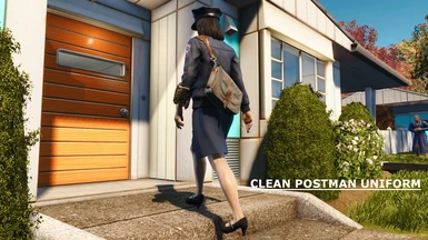 Clean Postman Uniform