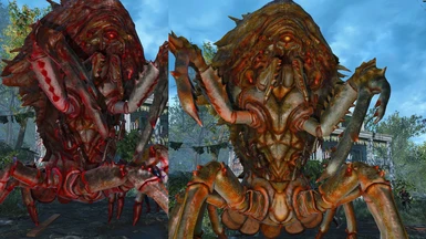 Mirelurk queen before and after