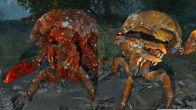 Mirelurk before and after