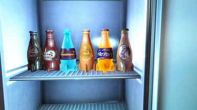 nuka drinks in the fridge