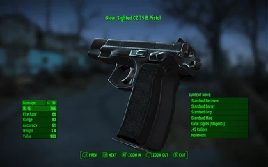 CZ 75B - Standalone Pistol