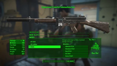 fallout 4 submachine gun mods