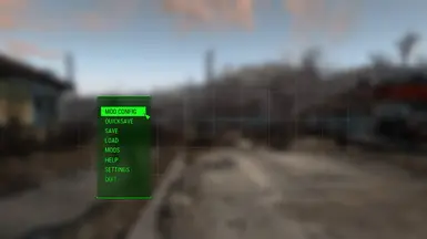 Game Configuration Menu at Fallout 4 Nexus - Mods and community