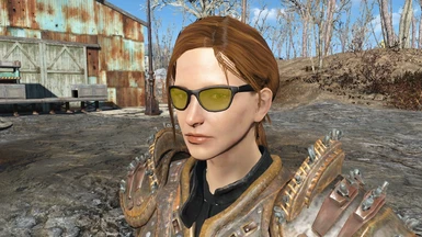 Deluxe Glasses with yellow lenses